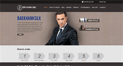 Desktop Screenshot of baokhanhsilk.com